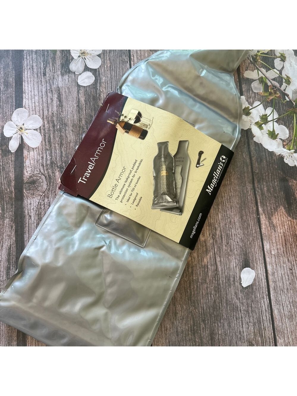 Magellan's TravelArmor Bottle Protector & Corkscrew Bar Accessory